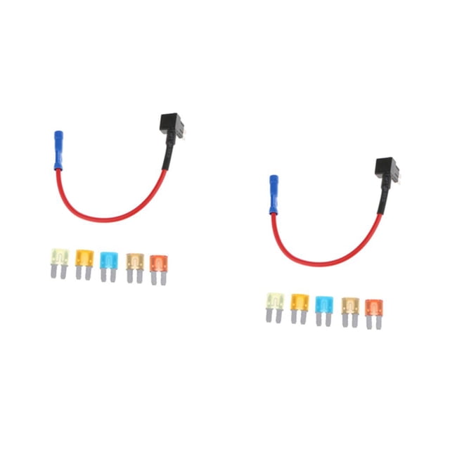 10pcs Fusibles con Titular 5A 7,5A 10A 15A 20A perfke 5A 7.5A 10A 15A 20A Fusible