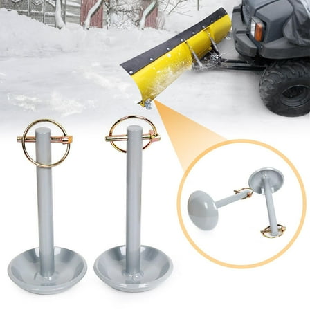 Kojem 5/8" Foot New Pair Replacement for Moose ATV UTV Snow Plow Blade Skid Shoe