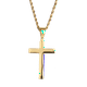 thumbnail image 2 of Collar Hombre de Cruz LUCKMAN, Acero Inoxidable con Baño Oro 18k o Color Plata, Modelo Ethan dorado UNITALLA, 2 of 7