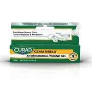 Curad Germ Shield Antimicrobial Silver Wound Gel, For Minor Cuts, Scrapes and Burns, 0.5 Oz Tube, 1 Count