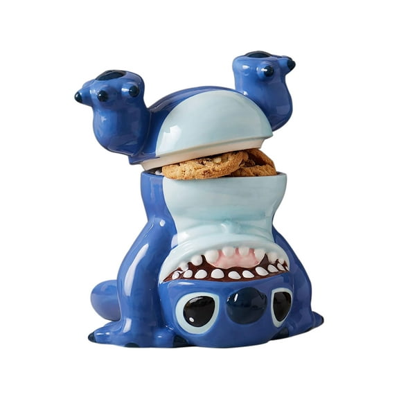 Zrike Disney Lilo & Stitch Handstand Cookie Jar