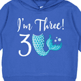 thumbnail image 3 of Inktastic 3rd Birthday Mermaid Party Toddler Hoodie, 3 of 4