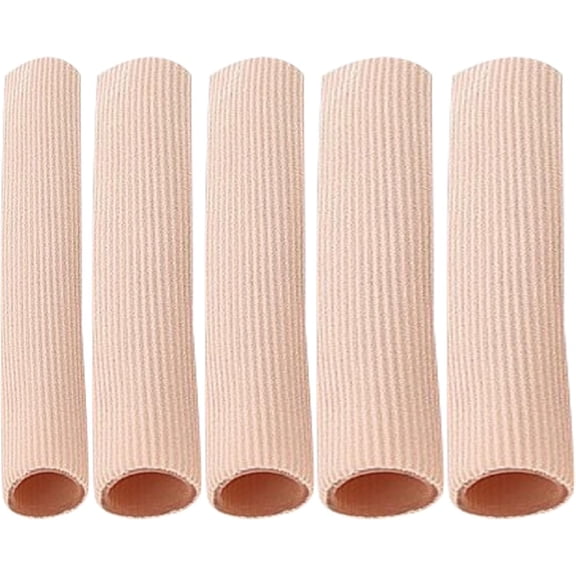Toe Protector, 5 Pcs Cuttable Toe Tubes, Toe Separator Toe Sleeve Protectors Relief Toe Pressure Pain, Corn And Blisters, Bunion Treatment (1pc S, 2pcs M, 2pcs L)