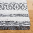 thumbnail image 3 of SAFAVIEH Augustine Maggie Striped Runner Rug, Gray/Ivory, 2' x 9', 3 of 11