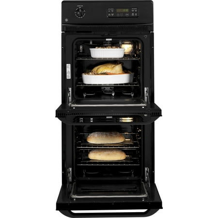 GE - 24" Built-In Double Electric Wall Oven - Stainless Steel