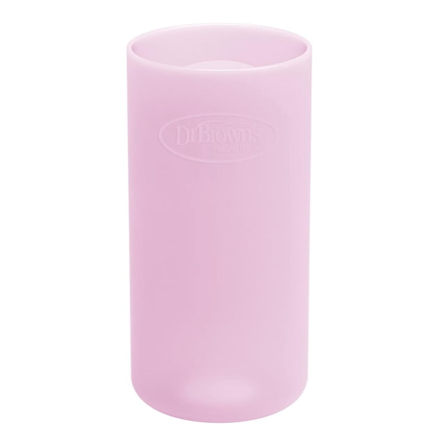 Biberón Dr. Brown's Rosa 100% Silicona 8 Onzas