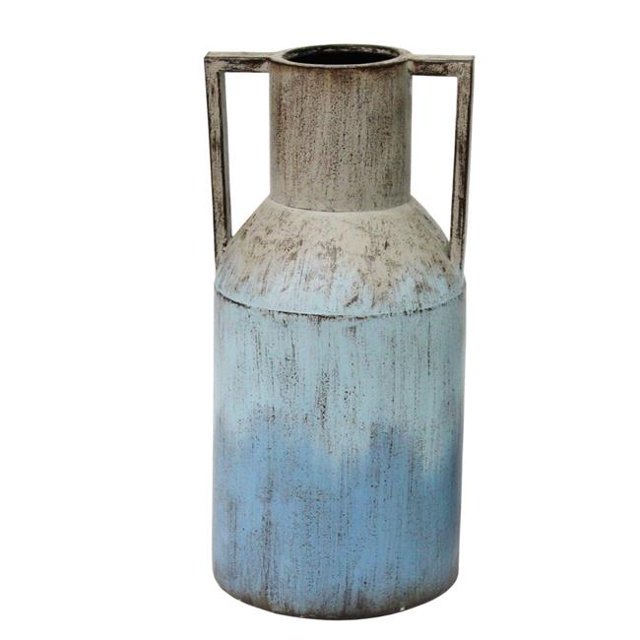 Stratton Home Decor S19335 Grande Boîte de Lait Ombre&44; Bleu