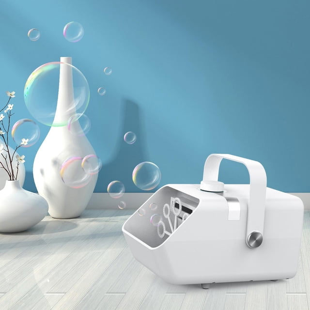 Soplador de burbujas Baoblaze automático 2 velocidades blanco