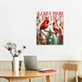 thumbnail image 2 of Merry Christmas Wall Art Print, Lovely Rings,, Gifts Art Painting, Colorful Lettering -Happy New Year Canvas Poster for Living Room Bedroom Decor, 2 of 4