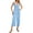Light Blue, variant on Aayomet Plus Size Jumpsuits For Women Women Solid Button V Neck Sleeveless Jumpsuit Medium Length Straight Trousers Backless Bow,Beige S
