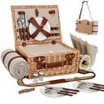 thumbnail image 1 of Canasta de picnic SatisInside con manta y bolsa térmica para 4 personas, 1 of 9