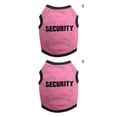 thumbnail image 2 of Greeniant Ropa para mascotas Abrigo de algodón con estampado de animales Ropa de animales sin mangas para interiores al aire libre, S, rosa, borde negro borde rosa y negro S 2piezas Greeniant CBP169489, 2 of 6