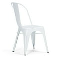 thumbnail image 5 of Simpli Home Fletcher Metal Dining Side Chair (Set of 2) in Distressed Black, Copper, 5 of 8