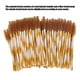 thumbnail image 4 of 200pcs Disposable Eyelash Brush Travel Portable Lash Brush Makeup Tool AccessoryBrown, 4 of 4