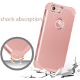 thumbnail image 3 of Étui pour iPhone 6S Plus et iPhone 6 Plus 5.5 Pouces, 3 en 1 Hybride Dur PC Silicone Souple Pare-Chocs Robuste Antichoc Protection Complète pour iPhone 6 Plus / 6S Plus, Or Rose, 3 of 8