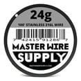 thumbnail image 2 of Master Wire Supply - Stainless Steel 316L - 100ft - 24 Gauge Wire - Made in the USA, 2 of 2