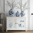 thumbnail image 4 of Rub on Transfer Decal Sticker for Furniture Craft Decor 6"x12" Blue Branches and Birds 3Pcs Waterproof UV DTF Transfer for Drawer Dresser Glass Porcelain Wood Plastic Window, 4 of 9