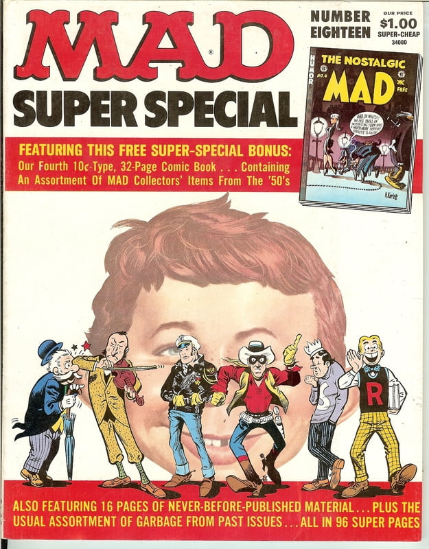 MAD Magazine Vintage Collectible HIGH GRADE Super Special Number 18