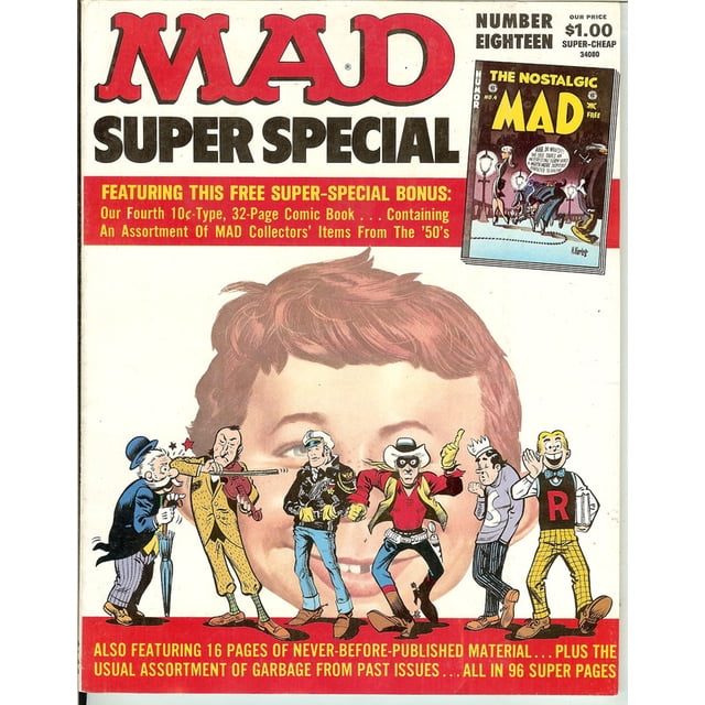 MAD Magazine Vintage de Collection Haut de Gamme Super Spécial Numéro 18