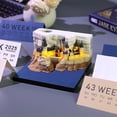 thumbnail image 3 of SQDWYGUO 3D Memo Pad Calendar 2025,3D Magic Castle Weekly Calendar Notepad with Light&Holder,Time Piece Desk Calendar Memo Pad DIY Decoration Gift,Dark Blue,3.54" x 3.54"x 1.96", 3 of 8