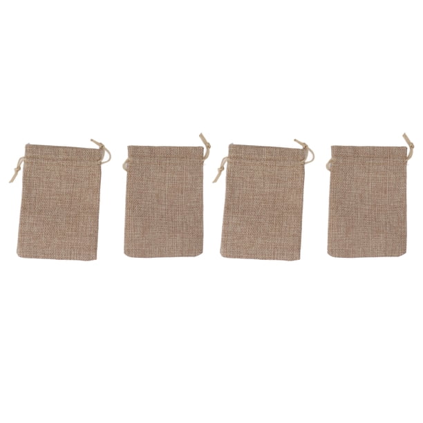 Bolsas De Lino Para Joyería, Bolsas De Regalo De Arpillera Suaves Y Cómodas Para Embalaje De Regalos De Cumpleaños