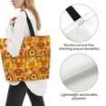 thumbnail image 3 of Honeii Thanksgiving Day Print Tote Bag for Women, Foldable Tote Bag Large Shoulder Bag Top Handle Handbag for Travel, Work, 3 of 8