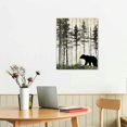 thumbnail image 2 of COMIO  Woodland Cabin Wall Decor - Woods Theme Animal Bear Moose Elk Wall Art Decorations Rustic Nursery Living Room Bedroom Wall, 2 of 4