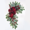 thumbnail image 3 of Juego de 2 Botín de Flores de Peonía Dintel de Puerta de Simulación para Decoración de Pared de Puerta Delantera de Casa de Fiesta de Boda ANGGREK Otros, 3 of 8