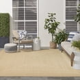 thumbnail image 4 of Nourison Tulum 8' x 10' Taupe Ivory Outdoor Rug, 4 of 12