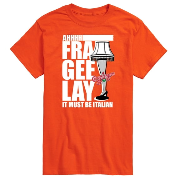 A Christmas Story - Ahhh Fra Gee Lay Must Be Italian - Men's Short Sleeve Graphic T-Shirt