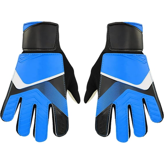 Goalkeeper Gloves Rubber Cotton Anti Collision Soccer Goalie Gloves for Kids Boys