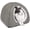 Grey, variant on NANAHuang Rabbit Hideout Large Bunny Bed Washable Rabbit House and Hideout Fleece Guinea Pig Hiding Hut for Indoor Bunnies Small Animal Hideaway