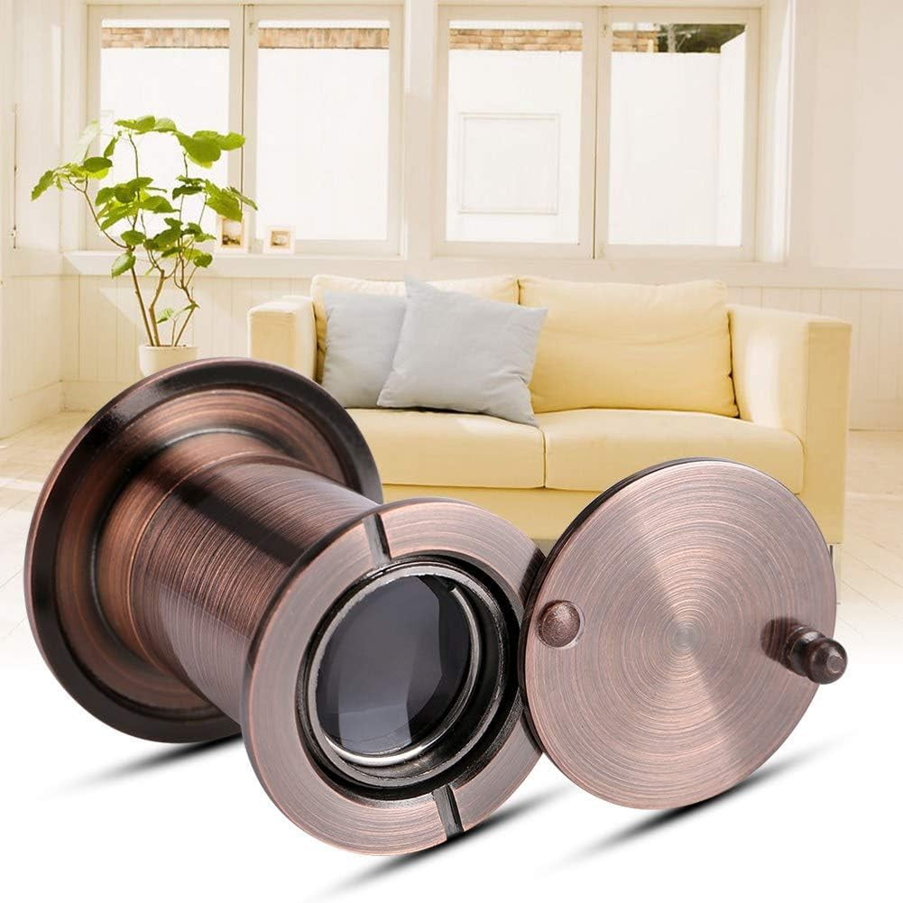Door Viewer, Home Security Optical Glass Wide Angle Peephole 200 Degree Door Scope Viewer(3 - View #9