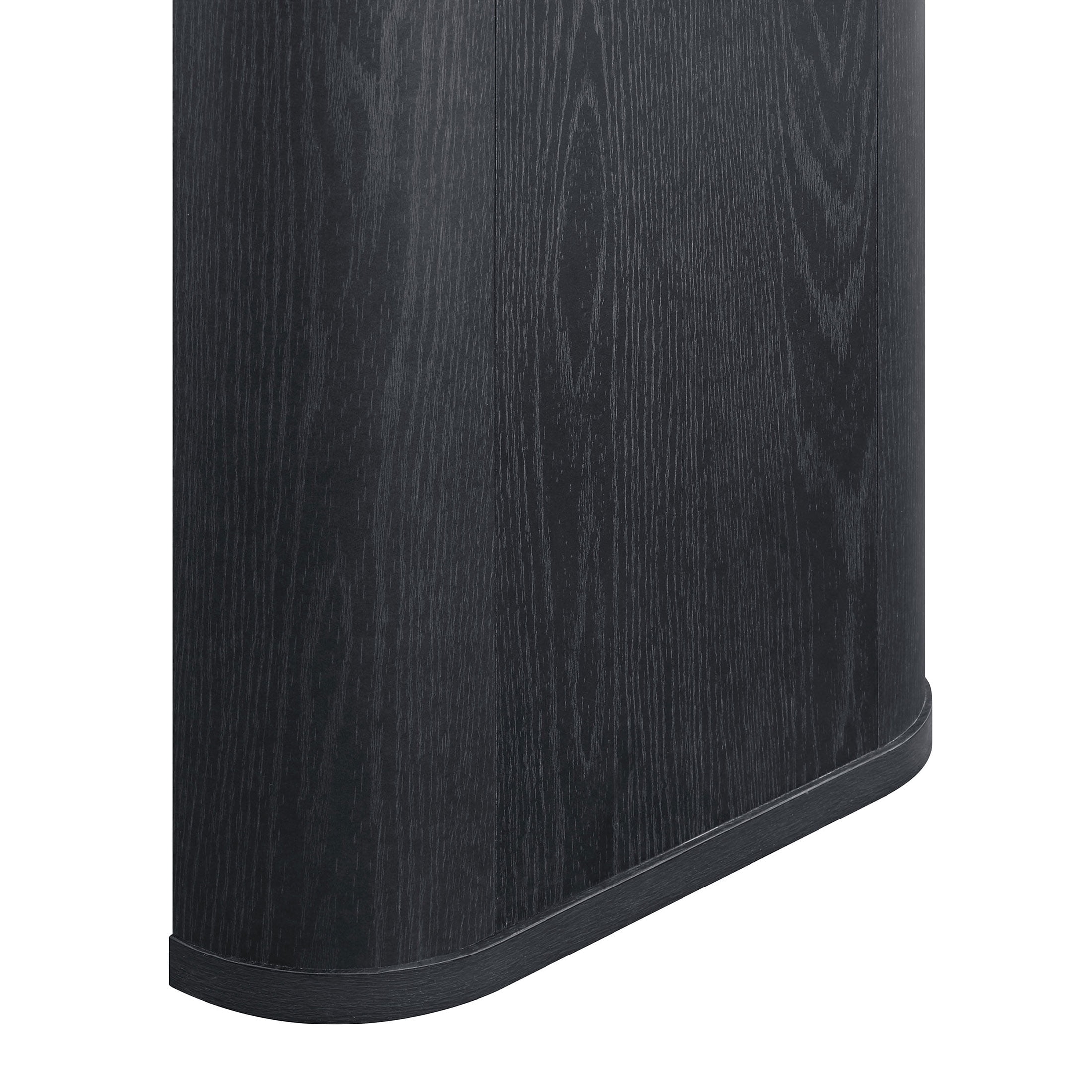 Better Homes & Gardens Juliet Oval Writing Desk, Rich Black Finish