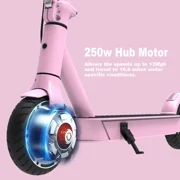 Hiboy S2 Lite Electric Scooter, 6.5in Solid Tires, 13 MPH, 10.6-Mile Range, Kick-Start Boost, for Teens