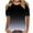 Gray2, variant on tarylea Tops for Women Trendy Short Sleeve Cold Shoulder Crew Neck Tee Tops Casual Summer Gradient Color T-Shirt Tops