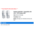 thumbnail image 2 of Parking Light Bulb - Compatible with 2013 - 2016 Subaru BRZ 2014 2015, 2 of 2