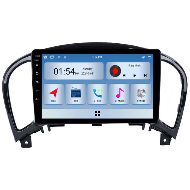 RoverOne 6+128G Stéréo Android Voiture Bluetooth Carplay GPS pour Nissan Juke 2010-2014