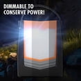thumbnail image 2 of Wagan EL4345 Wayfinder XL 1000 Lumen Rechargeable Work Light Folding Portable LED Light Lantern Worklight for Outdoor Camping Hiking Roadside Emergency Car Repairing and Job Site Lighting, 2 of 6