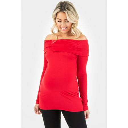 

Women s Over the Shoulder Maternity Top