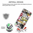 thumbnail image 4 of Pop Art Collage Case for iPhone 14 Pro,Aesthetic Art Design Pattern Soft TPU Bumper Case Cover, 4 of 5
