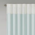 thumbnail image 4 of Madison Park Stripes Pintuck Lined Curtain Panel, 50" x 84",  Aqua Blue, 4 of 8