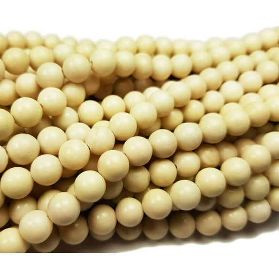 8mm White Petrified Wood Agate Smooth Round Beads Genuine Gemstone Natural Jewelry Making