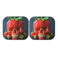 thumbnail image 7 of Windshield Sun Shade, Strawberry Skull Realistic Art Foldable Car Sun Shade Windshield for Front, 2 Pieces, 7 of 7
