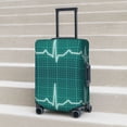 thumbnail image 6 of Rateoe ECG Wave Printed Luggage Cover, Suitcase Protector Fits 18-32 Inch Luggage-Small, 6 of 7