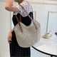thumbnail image 2 of Straw Woven Tote Bag for Women Large Capacity Summer Beach Travel Handbag Shoulder Bag with Zipper, 2 of 4
