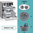 thumbnail image 3 of Beaquicy Dishwasher Lower Rack Roller Wheels Replacement for 2002711, 3 of 8