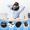 thumbnail image 4 of Travel Pillow CloudBliss Premium, espuma viscoelástica, soporte para cuello, 4 of 7