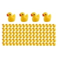 thumbnail image 1 of 100/200 Pcs Mini Canards en Caoutchouc Canards Miniatures en Résine Canetons Jaunes Minuscules, 1 of 8