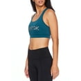 thumbnail image 3 of Reebok Womens Medium Impact Strappy Racerback Graphic Bra with Removable Cups, Size XS-XXXL, 3 of 4